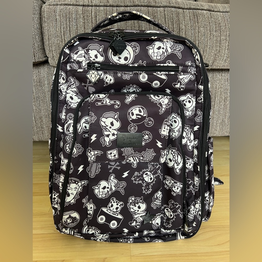 Jujube x Tokidoki Queens Court Be Right Back BRB backpack diaper bag